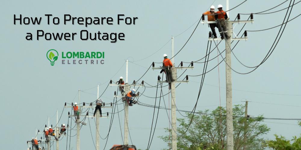 how to prepare for a power outage